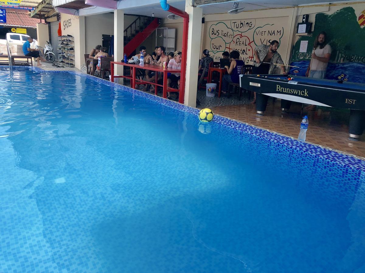 Real Vang Vieng Backpacker Hostel Eksteriør bilde